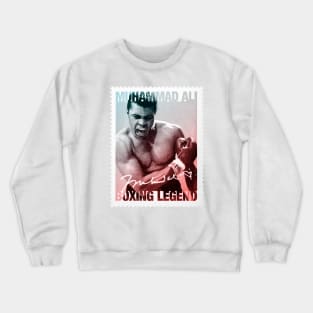 Muhammad Ali Postal Stamp Crewneck Sweatshirt